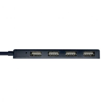 Aisens Hub USB 2.0 con 4 Puertos Tipo A Hembra, Negro, 30 cm Aisens Hub USB 2.0 con 4 Puertos Tipo A Hembra, Negro, 30 cm